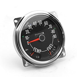 Speedometer Cluster Asse mbly  0-90 MPH; 55-75 Je - Omix 17206.04
