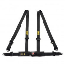 Load image into Gallery viewer, Road 3 Harness 4 Point Black - OMP Racing INC DA0-0505-A01-071
