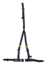 Load image into Gallery viewer, Strada 3 Harness Black Bolt In Push Button Exit - OMP Racing INC DA509071