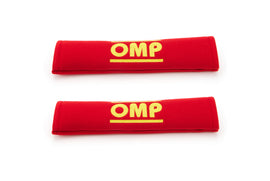 Harness Pads Red Used w/ 2in Belts - OMP Racing INC DB0-0450-A01-061