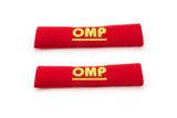 Harness Pads Red Used w/ 2in Belts - OMP Racing INC DB0-0450-A01-061