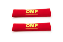 Load image into Gallery viewer, Harness Pads Red Used w/ 2in Belts - OMP Racing INC DB0-0450-A01-061