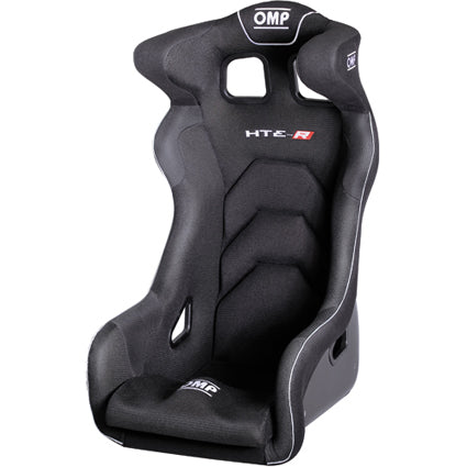 HTE-R Fiberglass Seat Black - OMP Racing INC HA0-0772-B01-071