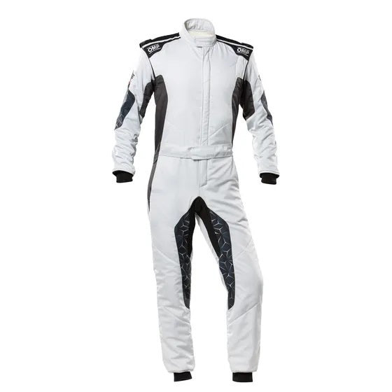 TECNICA HYBRID OVERALL F IA 8856-2018 GRAY / BLAC - OMP Racing INC IA0-1864-A01-089-54