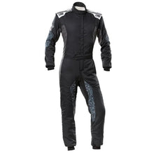 Load image into Gallery viewer, TECNICA HYBRID OVERALL F IA 8856-2018 BLACK / SIL - OMP Racing INC IA0-1864-A01-171-56