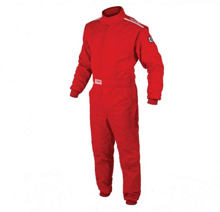 OS 10 Suit Red Large Single Layer - OMP Racing INC IA01904061L