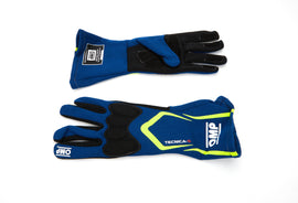 TECNICA-S Gloves Blue Yellow Sm - OMP Racing INC IB/764/BGI/S
