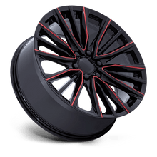 Load image into Gallery viewer, PR223 22X9 6X5.5 78 +28 G-BLK MILL-RED