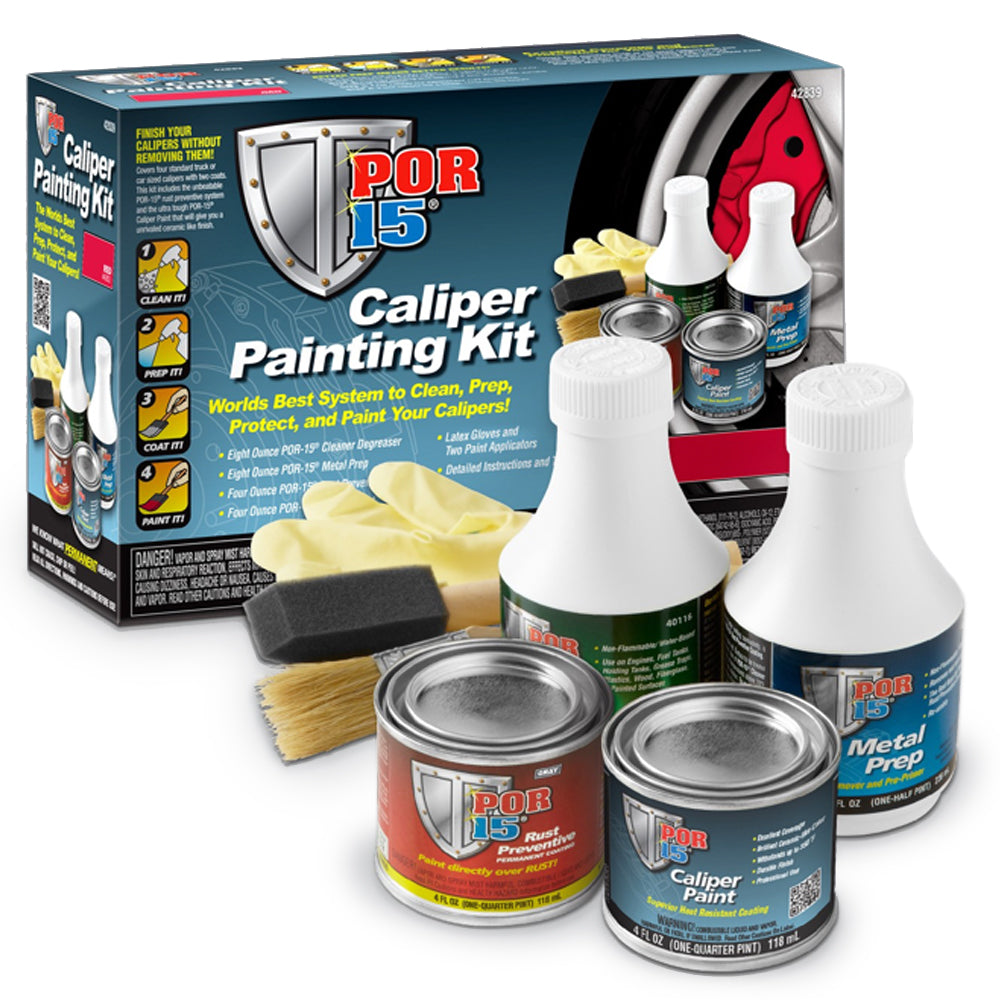 Brake Caliper Painting Kit Black - POR-15 42639