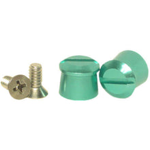 Load image into Gallery viewer, Tear Off Posts Aluminum Green - Pulse Racing Innovations ATP001GR