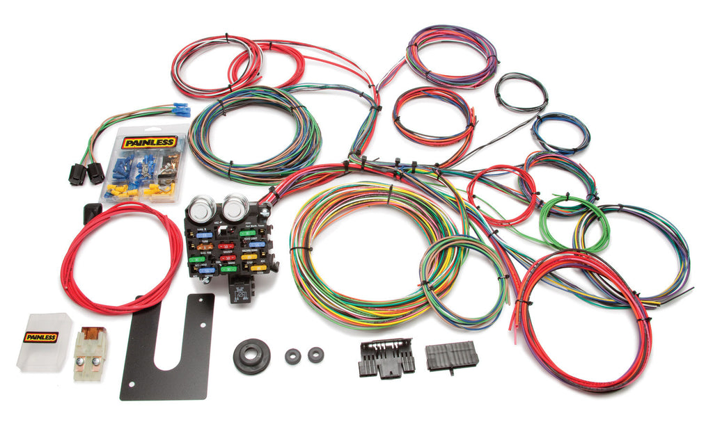 21 Circuit Non-Gm Column - Painless Wiring 10102