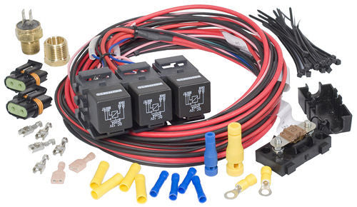 Dual Activation/Dual Fan Relay Kit on 185 off 175 - Painless Wiring 30117
