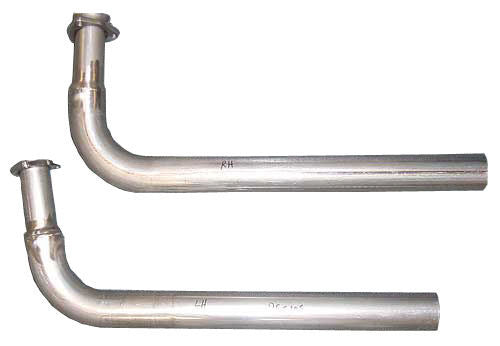 Corvette C3 SBC Ram Horn Downpipes 2.5in - Pypes Performance exhaust DCC10S