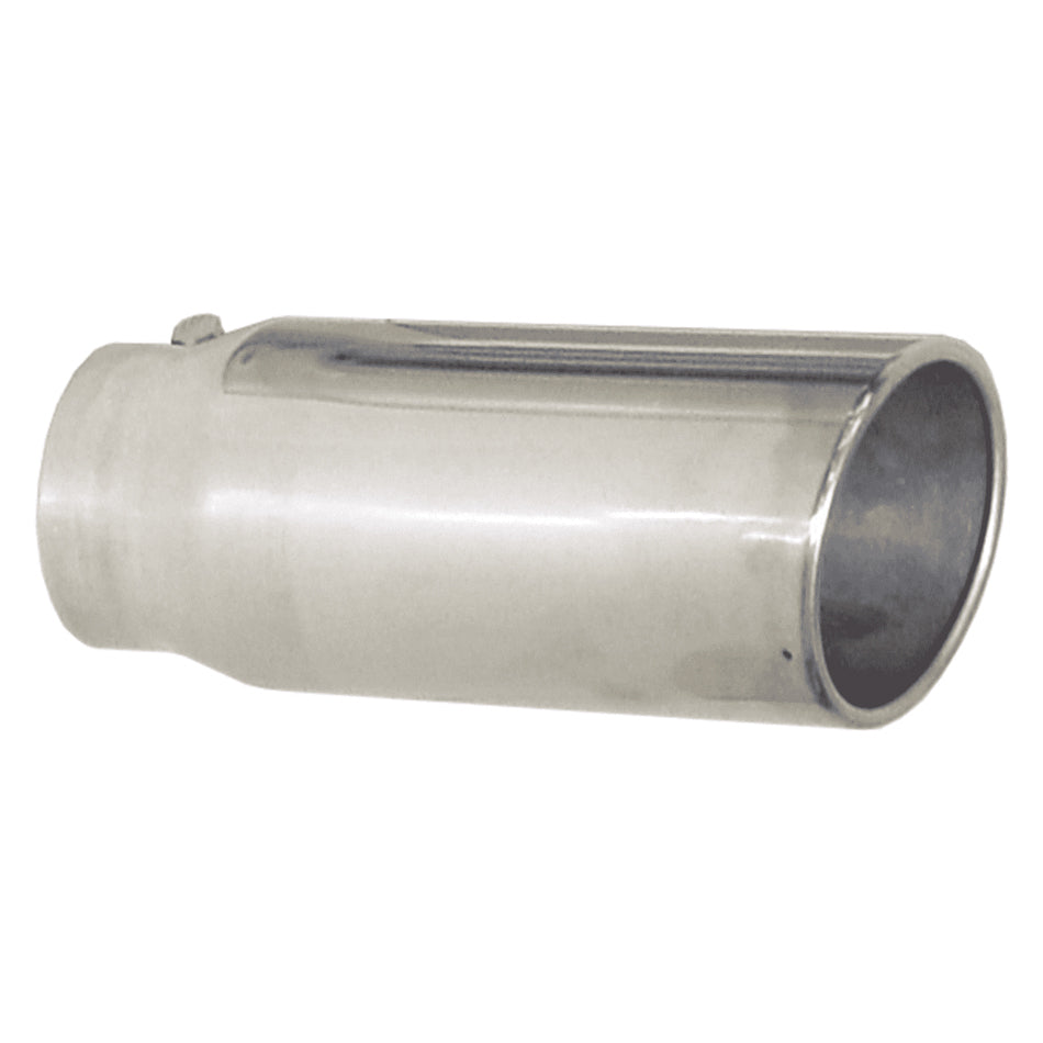 Exhaust Tip 4in x 5in 12in L Polished Bolt-on - Pypes Performance exhaust EVT405