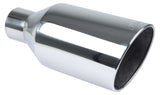 Exhaust Tip 4in x 8in 18in L Polished Weld-on - Pypes Performance exhaust EVT408