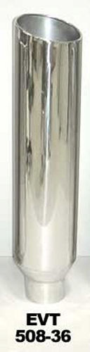 Exhaust Stack 5in x 8in 36in L Polished - Pypes Performance exhaust EVT508-36