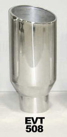 Exhaust Tip 5in x 8in x 18in Rolled Pol. Weld-on - Pypes Performance exhaust EVT508