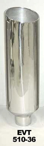 Exhaust Stack 5in x 10in 36in L Polished - Pypes Performance exhaust EVT510-36
