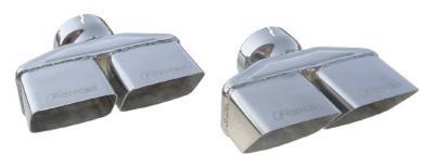 Exhaust Tips Slip Fit 3in Dual Rectangle Slant - Pypes Performance exhaust EVT88