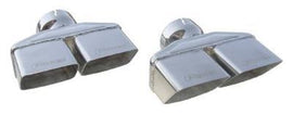 Exhaust Tips Slip Fit 3in Dual Rectangle Slant - Pypes Performance exhaust EVT88