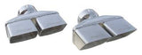 Exhaust Tips Slip Fit 3in Dual Rectangle Slant - Pypes Performance exhaust EVT88
