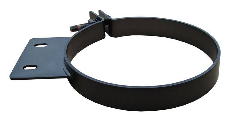 Black Stack Clamp Stain less 7in - Pypes Performance exhaust HSC007B