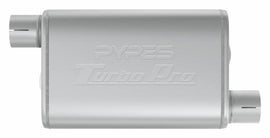 Pypes Performance exhaust Turbo Pro Muffler 3.0in Offset In/Out