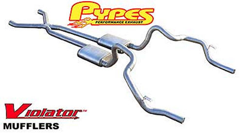 70-81 Camaro Crossmember Back Exhaust Kit 2.5in - Pypes Performance exhaust SGF11V
