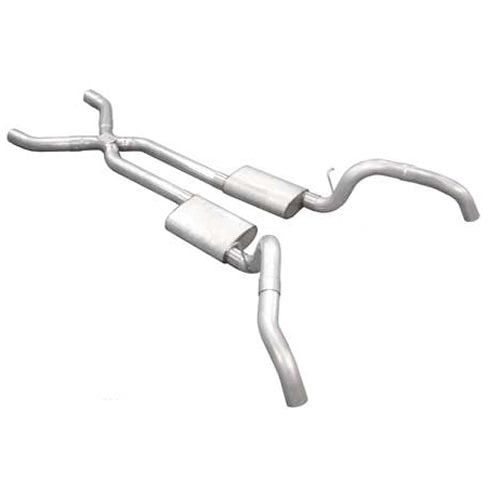 67-69 Camaro V8 2.5in Exhaust System w/X-Pipe - Pypes Performance exhaust SGF60S