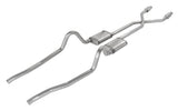 75-76 Mopar A-Body 2.5in Crossmember Back Exhaust - Pypes Performance exhaust SMA910SE