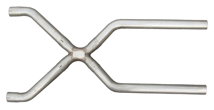 Universal 3.5in X-Pipe Stainless - Pypes Performance exhaust XVA14