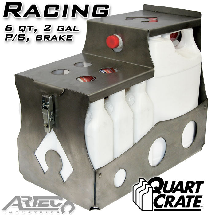 Racing Quart Crate 6 Qts Brake P/S 2 Gallons Artec Industries - Artec Industries QC0102 GNKQ_QC0102