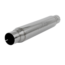 Load image into Gallery viewer, Exhaust Resonator 3 Inch Inlet/Outlet 22 Inch Body 26 Inch Overall T304 Stainless Steel MBRP