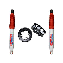 Load image into Gallery viewer, Aluminum Spacer Leveling Kit 13-19 RAM 3500 14-19 RAM 2500 w/Shocks Hydro Shocks 2 Inch Lift Incl. Front Spacer Skyjacker