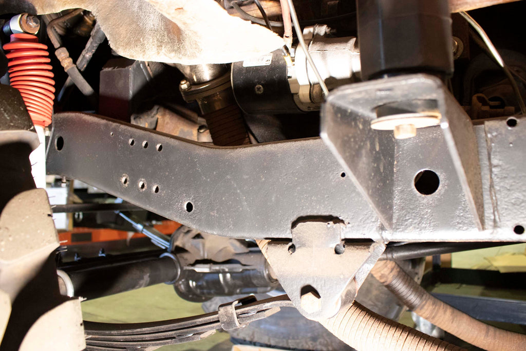 Rust Buster 1976-1986 Jeep CJ5, CJ7 & CJ8 Forward Frame Section with Front Leaf Spring Mount RB1012