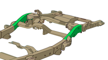 Load image into Gallery viewer, Over Axle Frame Repair Kit For Avalanche/Suburban/Yukon Driver Side Rust Buster Frameworks