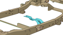 Load image into Gallery viewer, Front Fuel Tank Support Bracket For Avalanche/Suburban/Yukon Rust Buster Frameworks