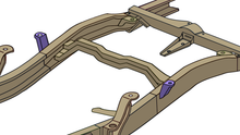Load image into Gallery viewer, Bed Mount For 94-04 Chevy S10/GMC Sonoma Rust Buster Frameworks