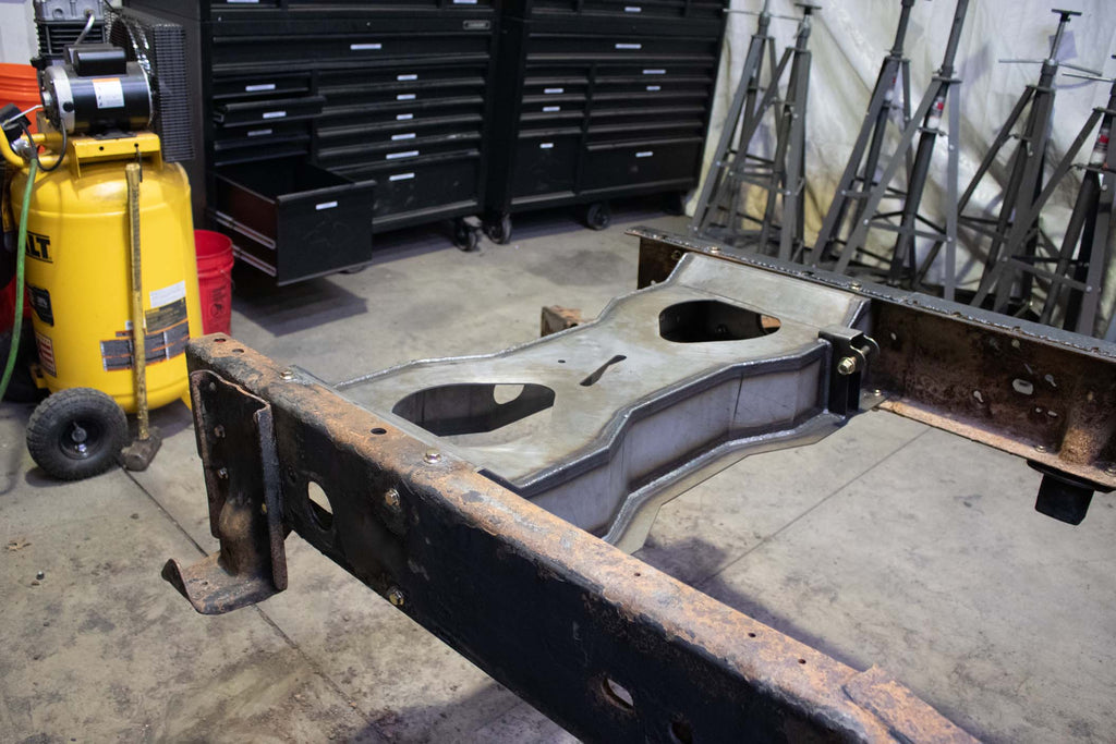 Spare Tire Crossmember For 01-10 GM Pickups Rust Buster Frameworks