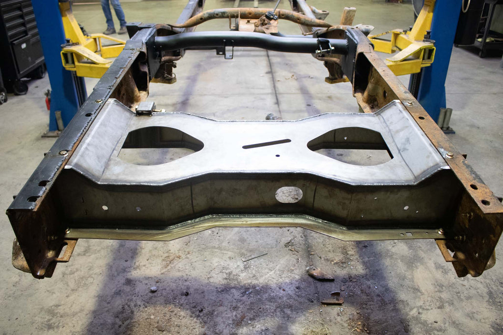 Spare Tire Crossmember For 01-10 GM Pickups Rust Buster Frameworks