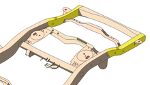 Load image into Gallery viewer, Rear Frame Repair Kit For 03-09 Toyota 4Runner Passenger Side Rust Buster Frameworks