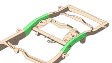 Load image into Gallery viewer, Over-the-Axle Frame Repair Kit For 03-14 Toyota 4Runner and FJ Cruiser Passenger Side Rust Buster Frameworks