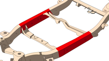 Load image into Gallery viewer, Center Frame Repair Kit For 03-09 Toyota 4Runner Driver Side Rust Buster Frameworks