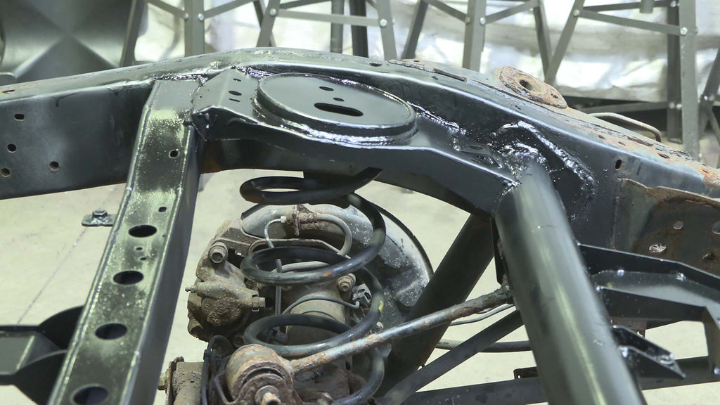 Rear Upper Coil Spring Bucket and Shock Mount For FJ Cruiser and 4Runner Driver Side Rust Buster Frameworks
