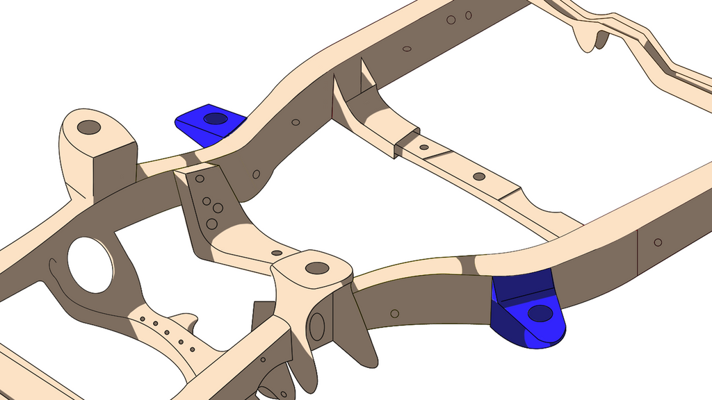 Front Body Frame Mount For 4Runner and FJ Cruiser Driver Side Rust Buster Frameworks