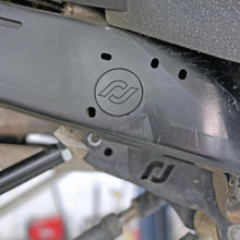 Load image into Gallery viewer, Frame Rail Plugs for JL/JT Frame Front behind axle centerline CNC Machined Black Delrin RockJock 4X4