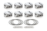 RACE TEC PISTONS SBC Dome Piston Set 4.155 Bore -0.8cc