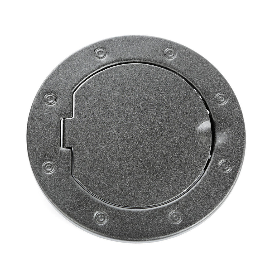 Non-Locking Gas Cap Door Textured Blak 07-18 Jeep - Rugged Ridge 11229.05