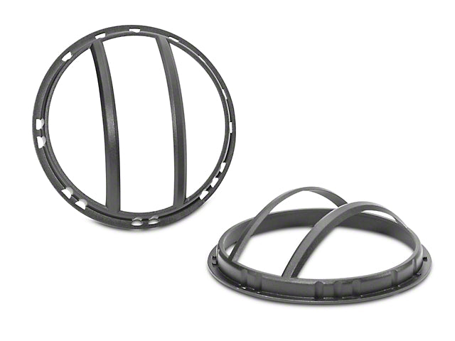 Elite Pivotal Headlight Euro Gard Blk 07-18 Jeep - Rugged Ridge 11230.13