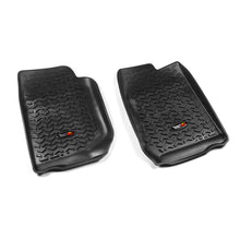 Load image into Gallery viewer, Floor Liners Front Black 07-13 Jeep Wrangler - Rugged Ridge 12920.01